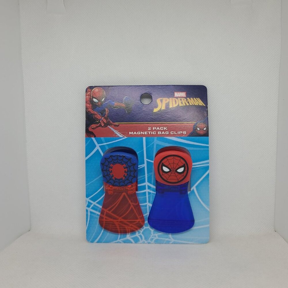 Disney Marvel Spider-Man Magnetic Chip Clips – Set of 2 - NEW